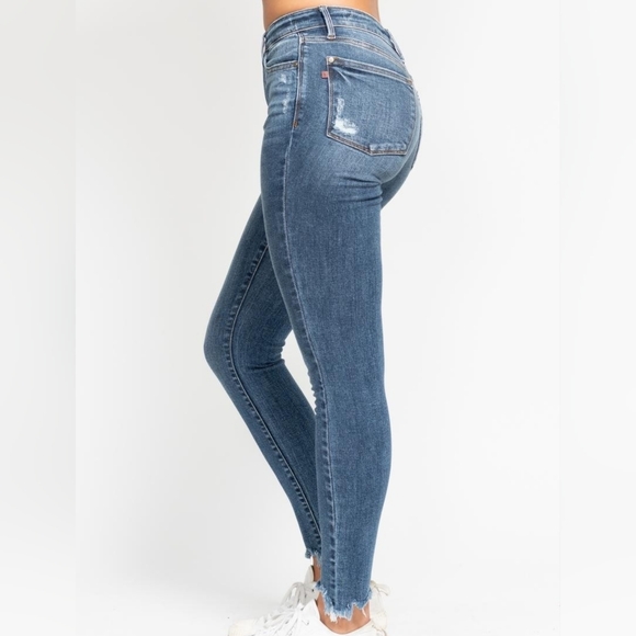 Street Chic High Waist Skinny Jeans - Picture 4 of 16